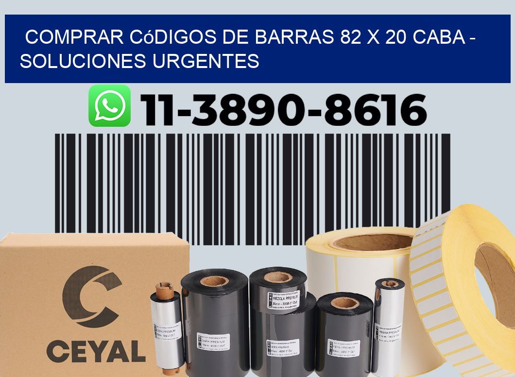 Comprar códigos de barras 82 x 20 CABA - soluciones urgentes