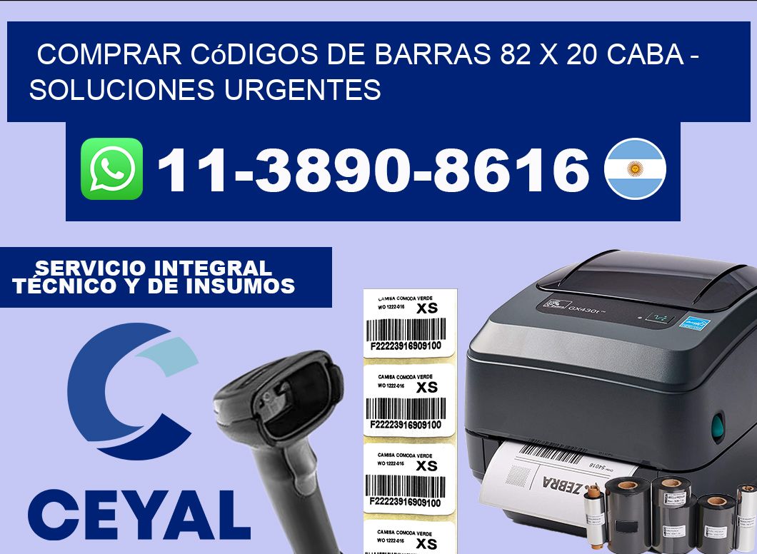 Comprar códigos de barras 82 x 20 CABA – soluciones urgentes