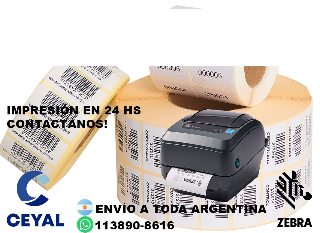 Donde Comprar etiquetas alimentos 98 x 95 en TODO EL PAIS? Buenos Aires - Stock permanente