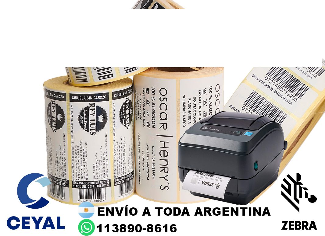 Donde Comprar etiquetas alimentos 98 x 95 en TODO EL PAIS? Buenos Aires - Stock permanente