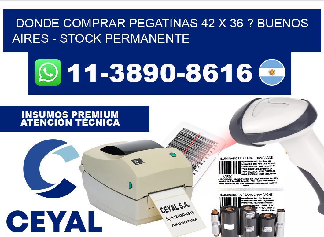 Donde Comprar pegatinas 42 x 36 ? Buenos Aires - Stock permanente