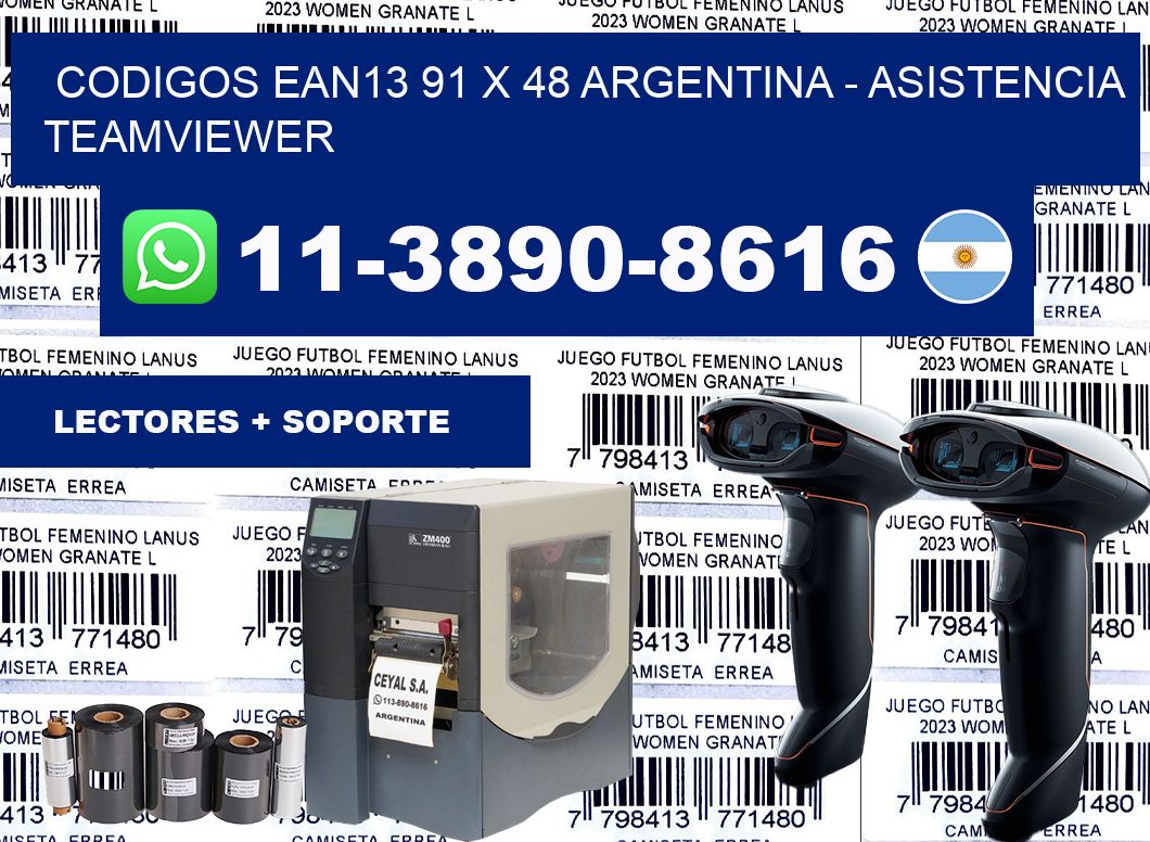 codigos ean13 91 x 48 argentina – asistencia teamviewer