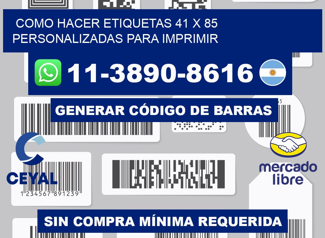 como hacer etiquetas 41 x 85 personalizadas para imprimir
