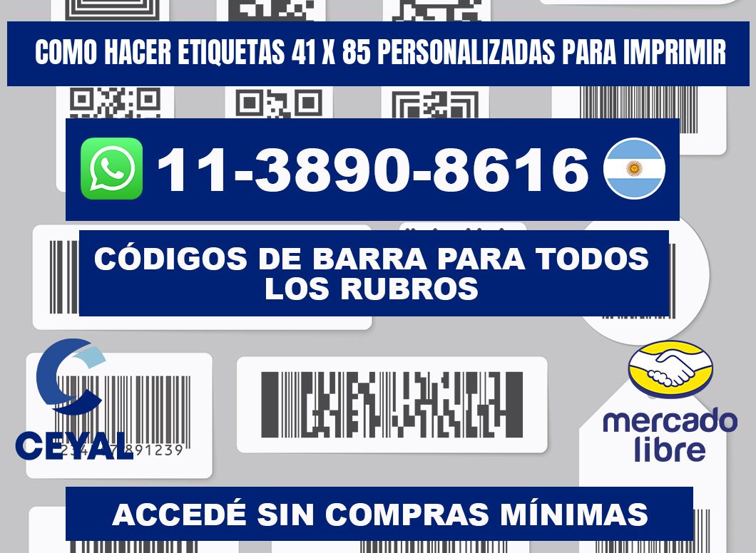 como hacer etiquetas 41 x 85 personalizadas para imprimir