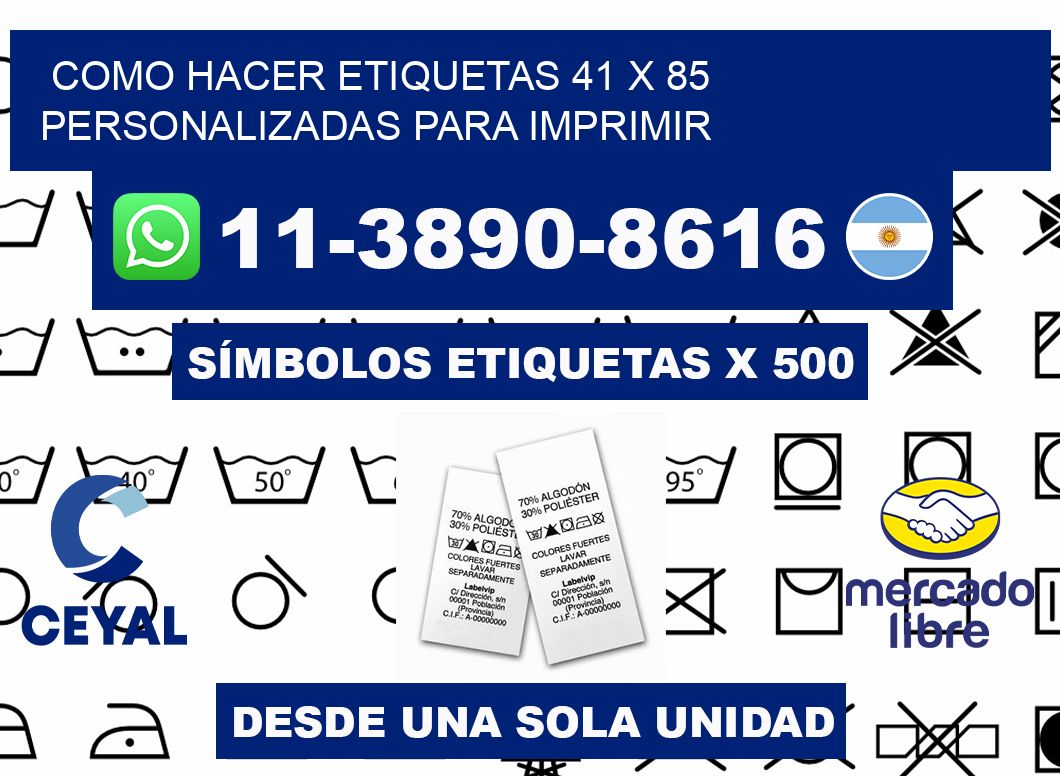 como hacer etiquetas 41 x 85 personalizadas para imprimir