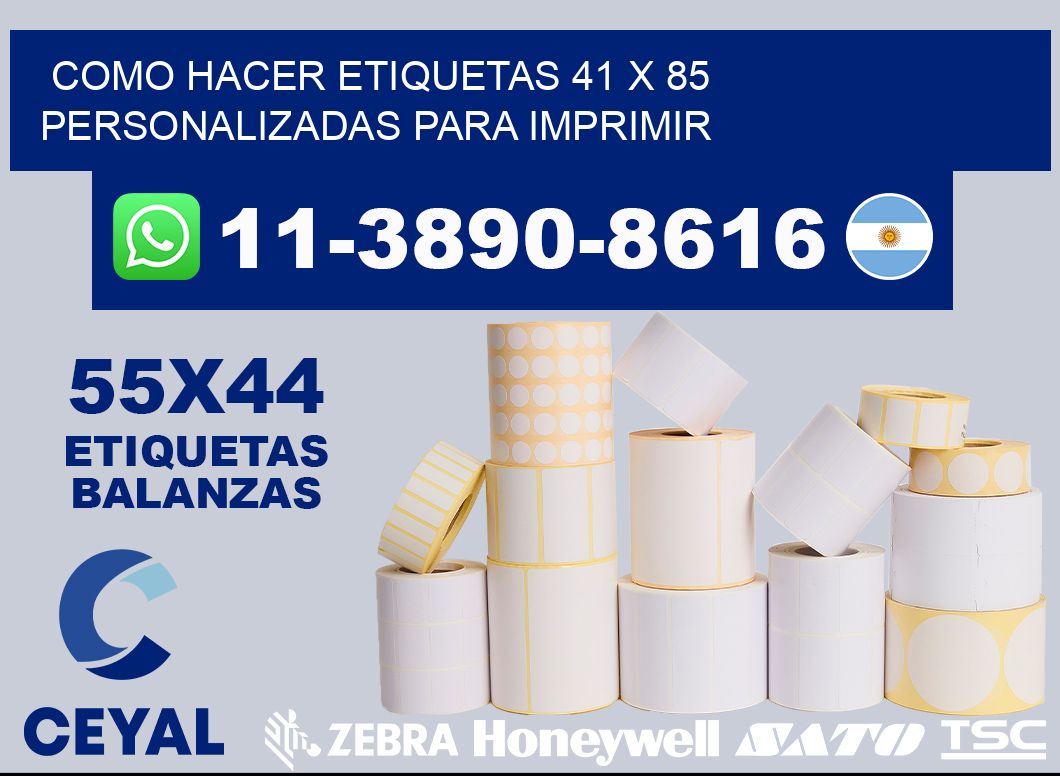 como hacer etiquetas 41 x 85 personalizadas para imprimir