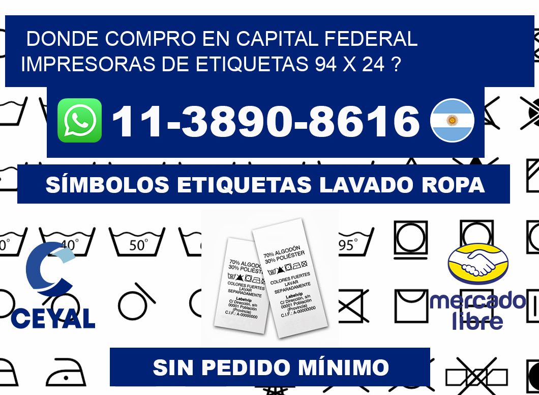 donde compro en capital federal impresoras de etiquetas 94 x 24 ?