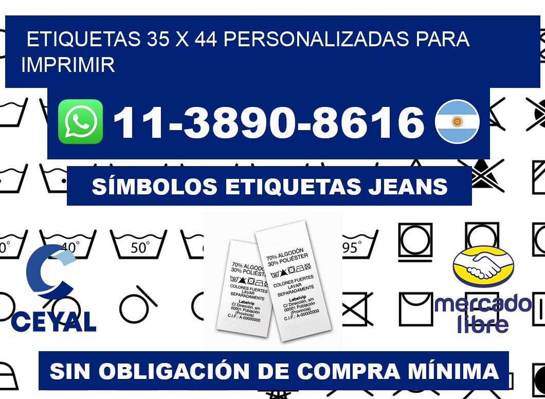 etiquetas 35 x 44 personalizadas para imprimir