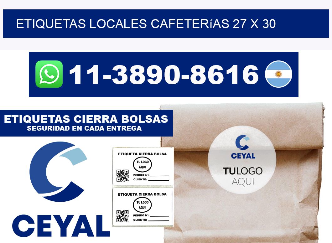 etiquetas locales cafeterías 27 x 30