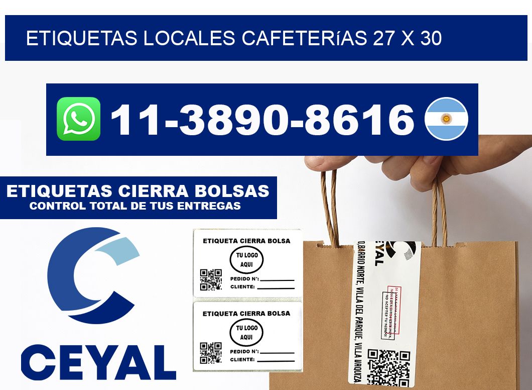 etiquetas locales cafeterías 27 x 30