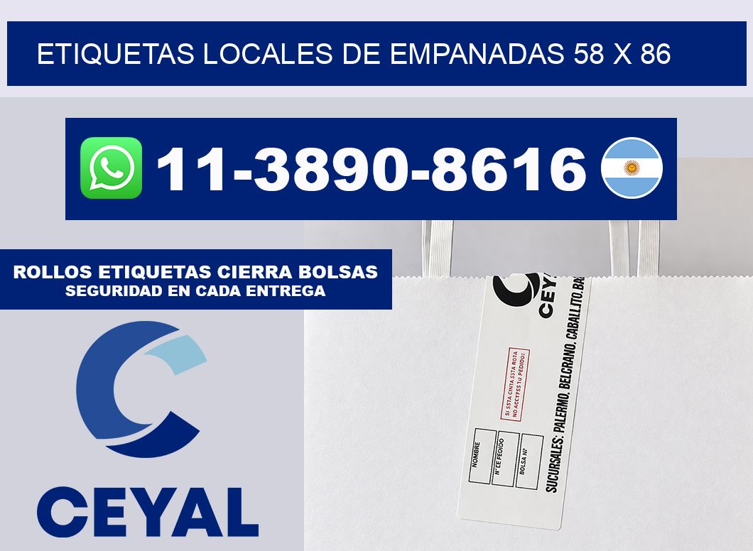 etiquetas locales de empanadas 58 x 86