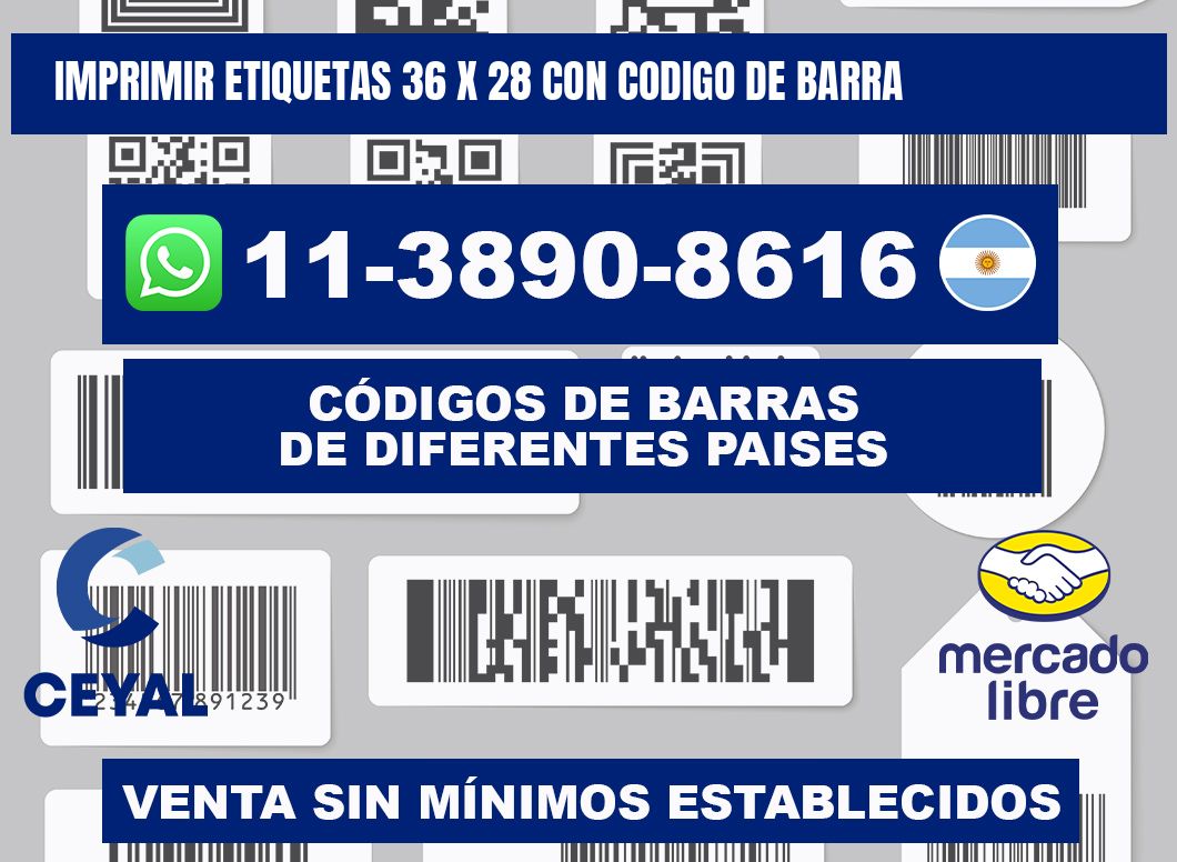 imprimir etiquetas 36 x 28 con codigo de barra