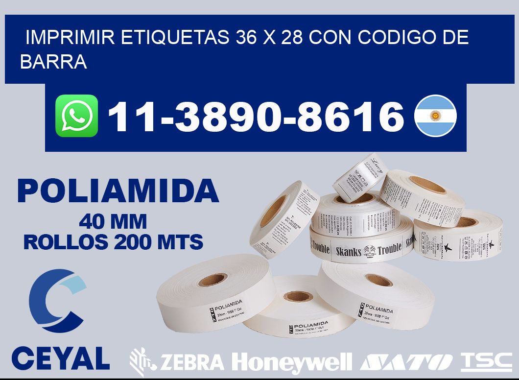 imprimir etiquetas 36 x 28 con codigo de barra