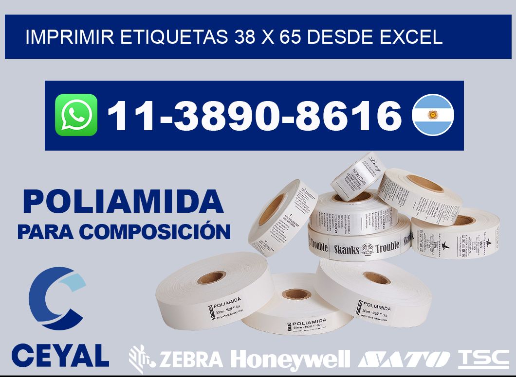 imprimir etiquetas 38 x 65 desde excel