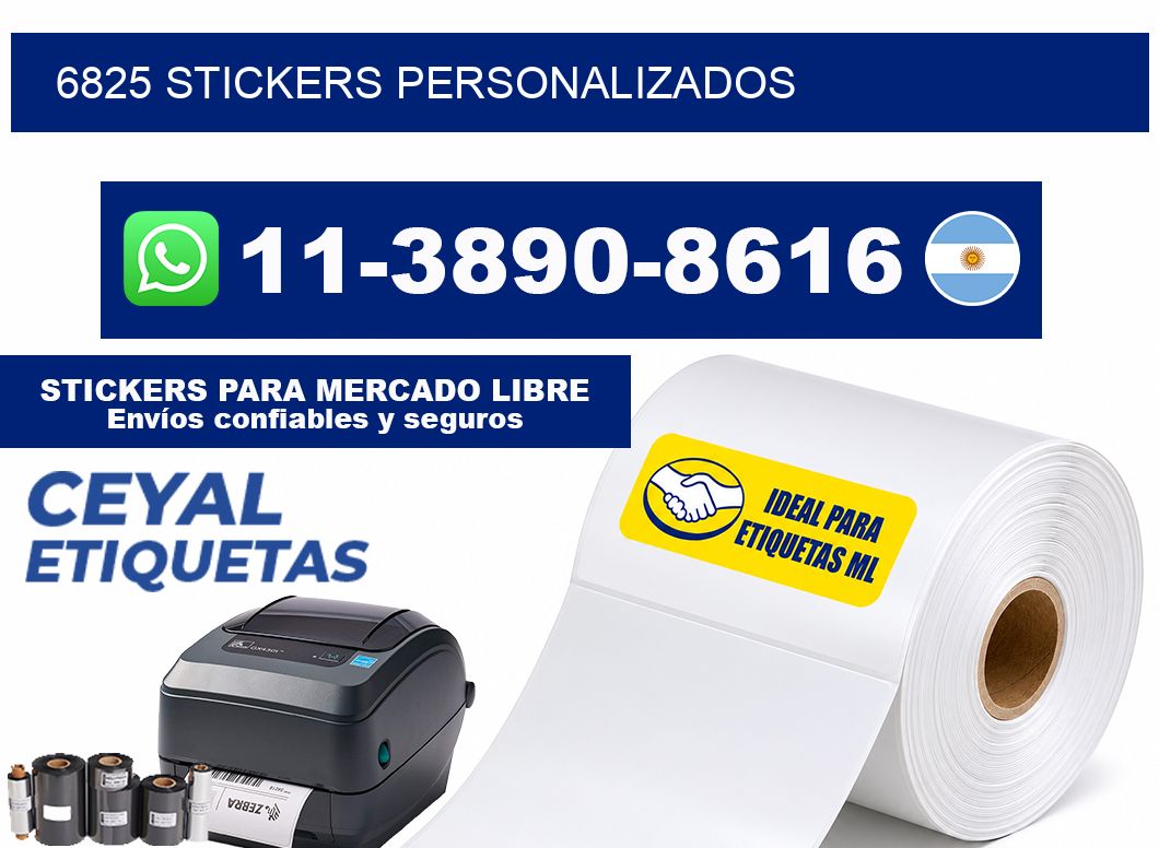 6825 stickers personalizados