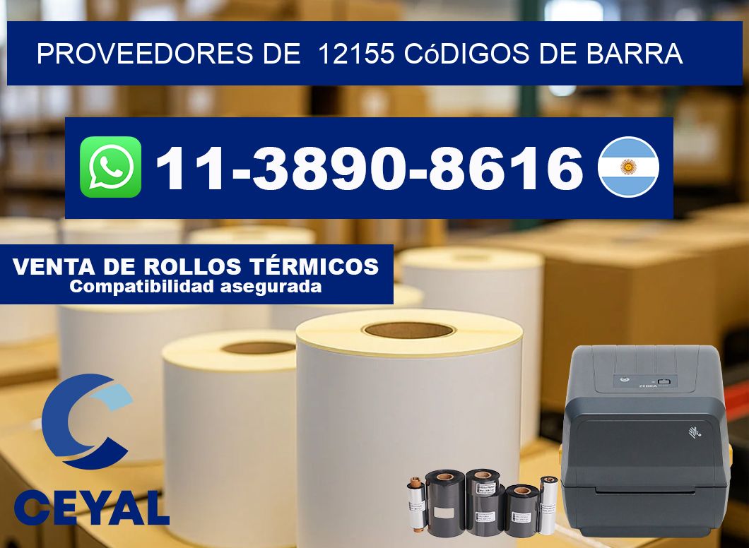 Proveedores de  12155 códigos de barra