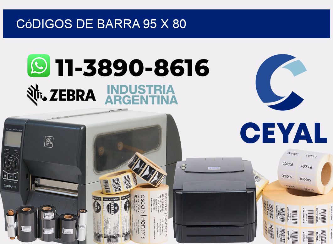 códigos de barra 95 x 80