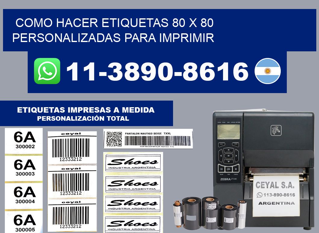 como hacer etiquetas 80 x 80 personalizadas para imprimir