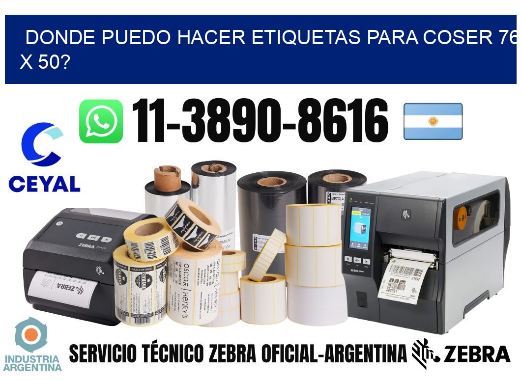 donde puedo hacer etiquetas para coser 76 x 50?