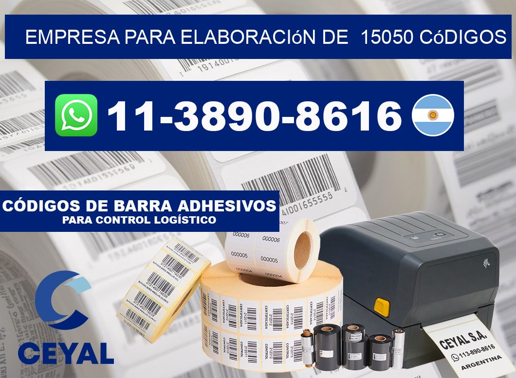 empresa para elaboración de  15050 códigos