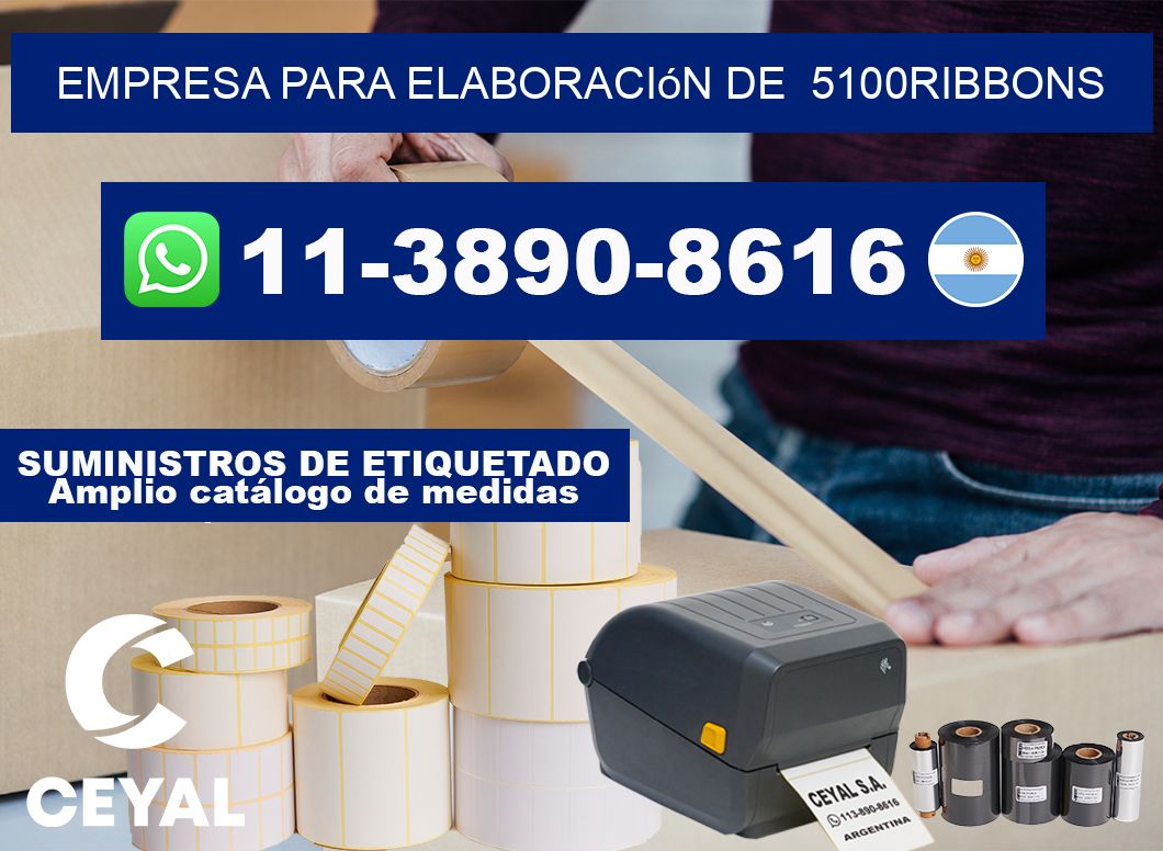 empresa para elaboración de  5100ribbons