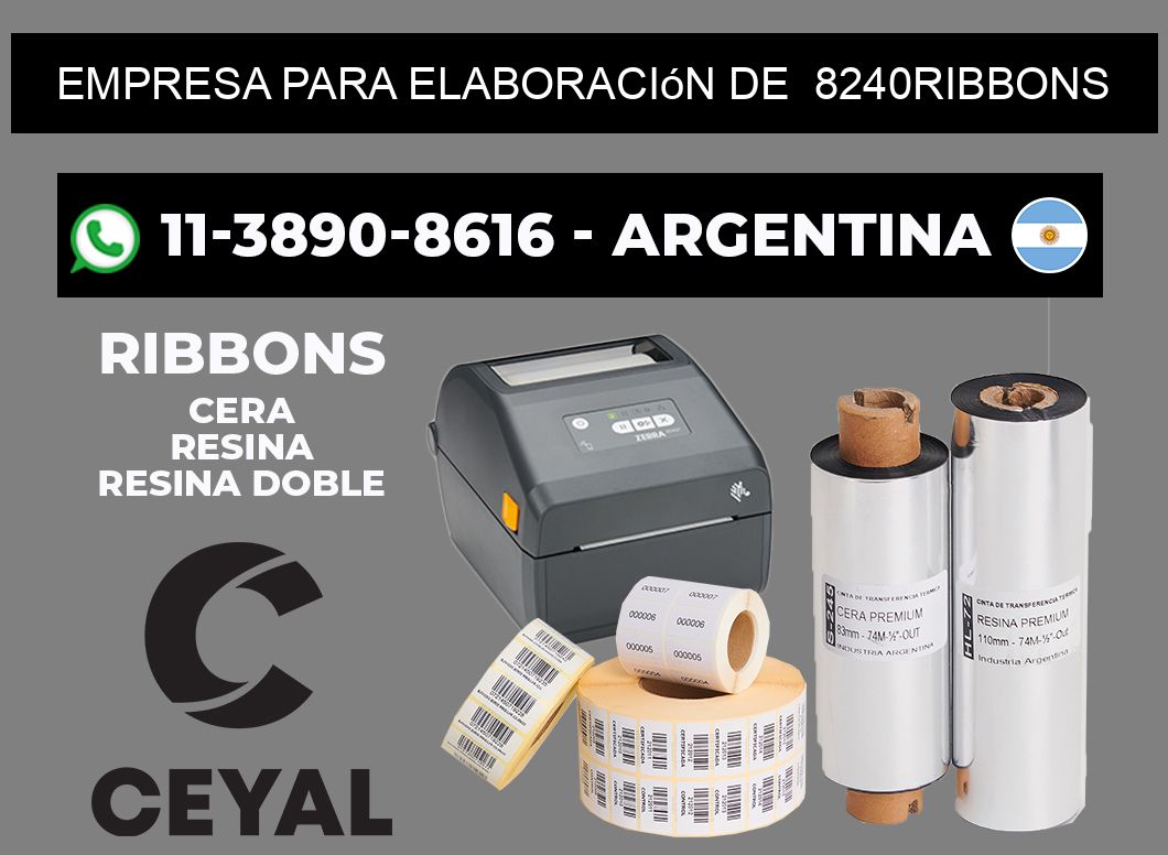 empresa para elaboración de 8240ribbons