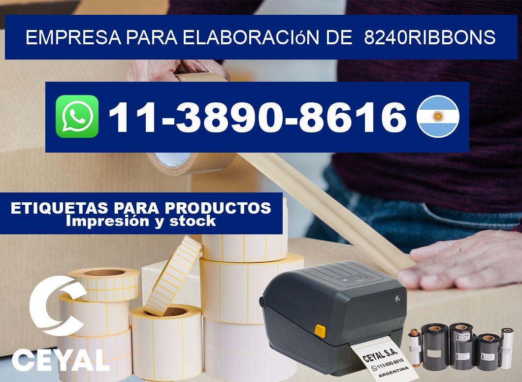 empresa para elaboración de 8240ribbons