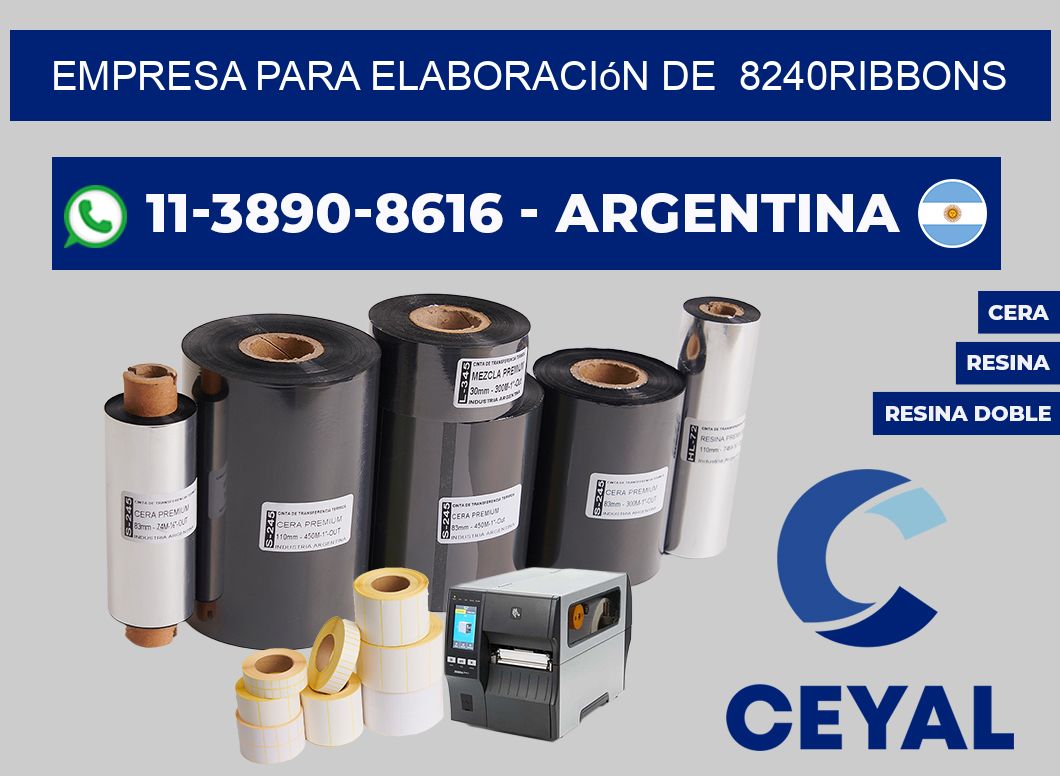 empresa para elaboración de  8240ribbons