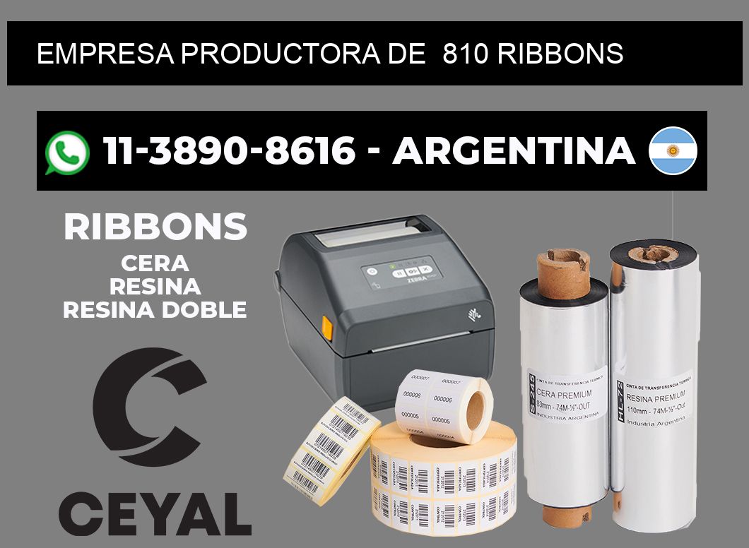 empresa productora de  810 ribbons