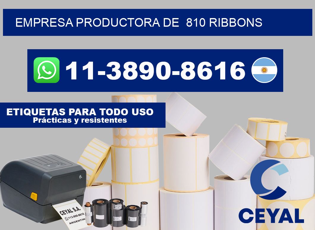 empresa productora de  810 ribbons