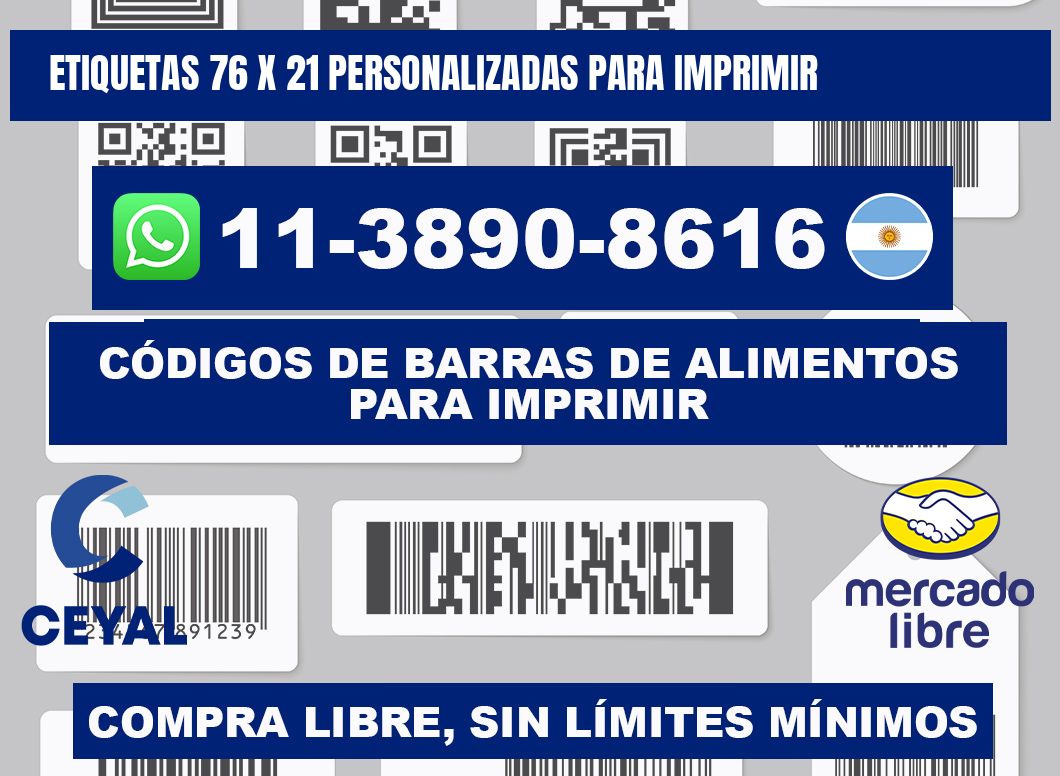 etiquetas 76 x 21 personalizadas para imprimir