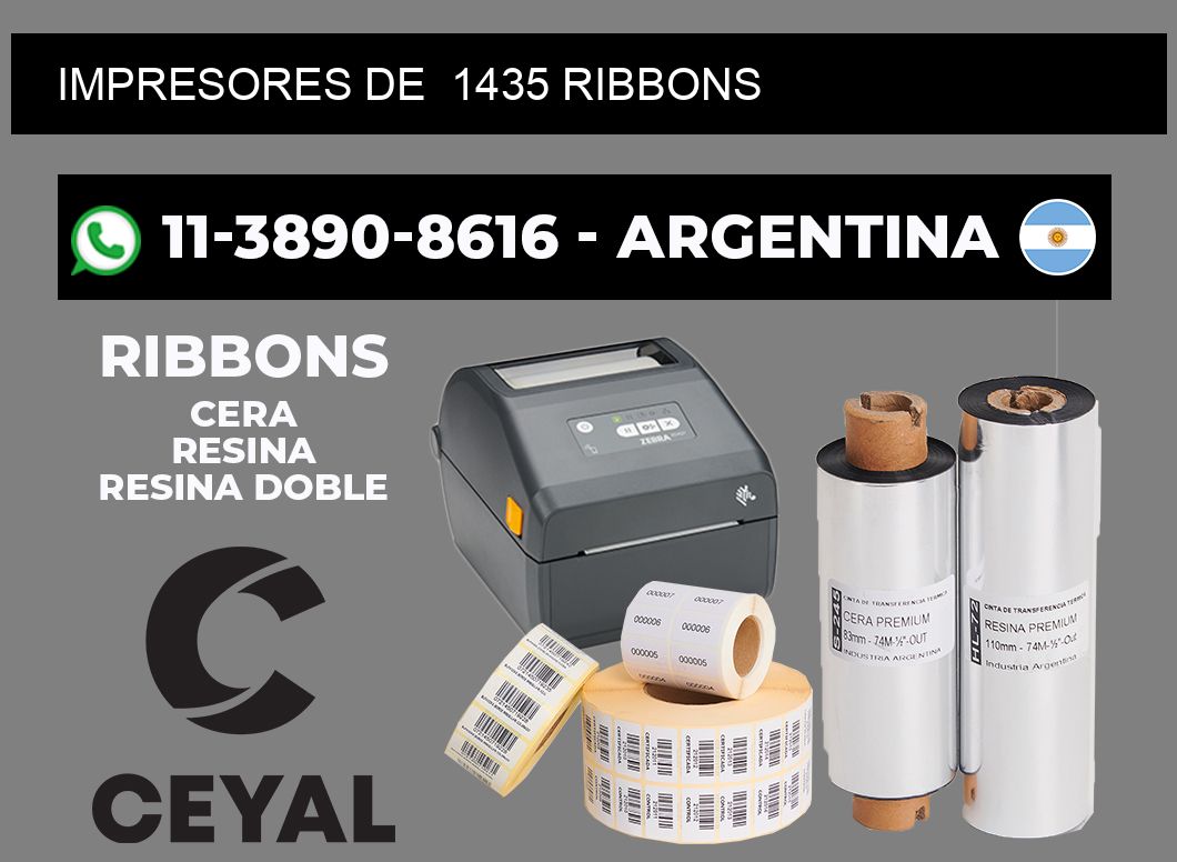 impresores de 1435 ribbons