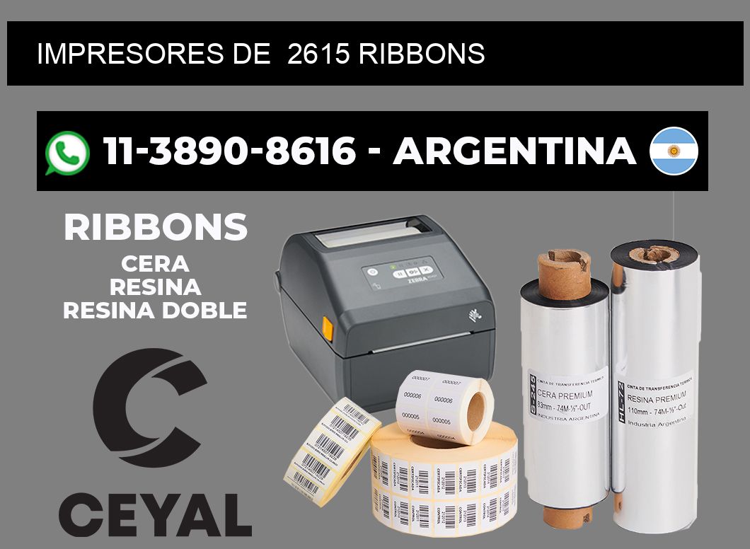 impresores de 2615 ribbons