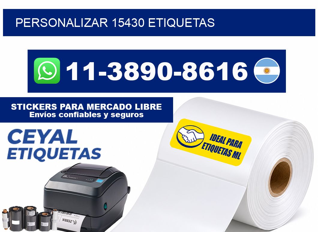 personalizar 15430 etiquetas