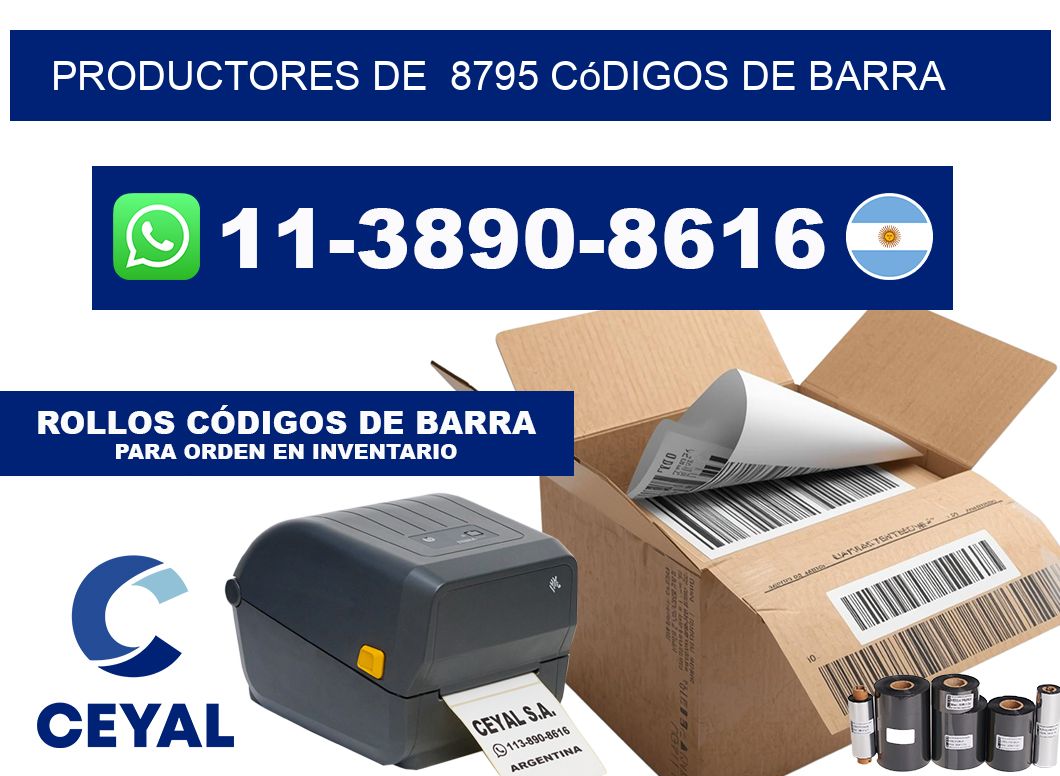 productores de  8795 códigos de barra