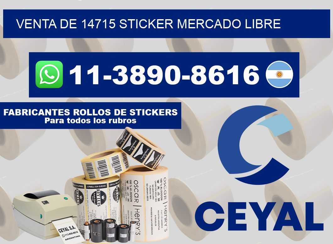 venta de 14715 sticker mercado libre