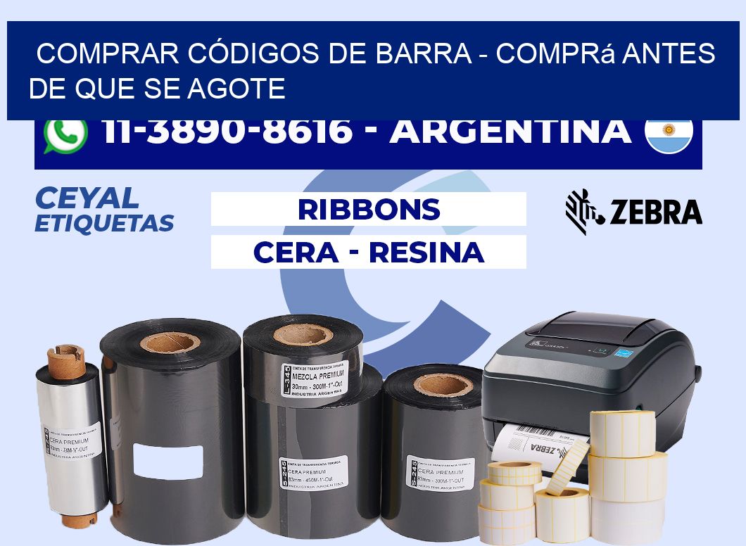 COMPRAR CÓDIGOS DE BARRA - Comprá antes de que se agote