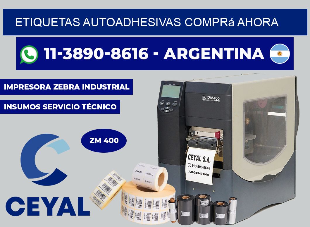 ETIQUETAS AUTOADHESIVAS Comprá ahora