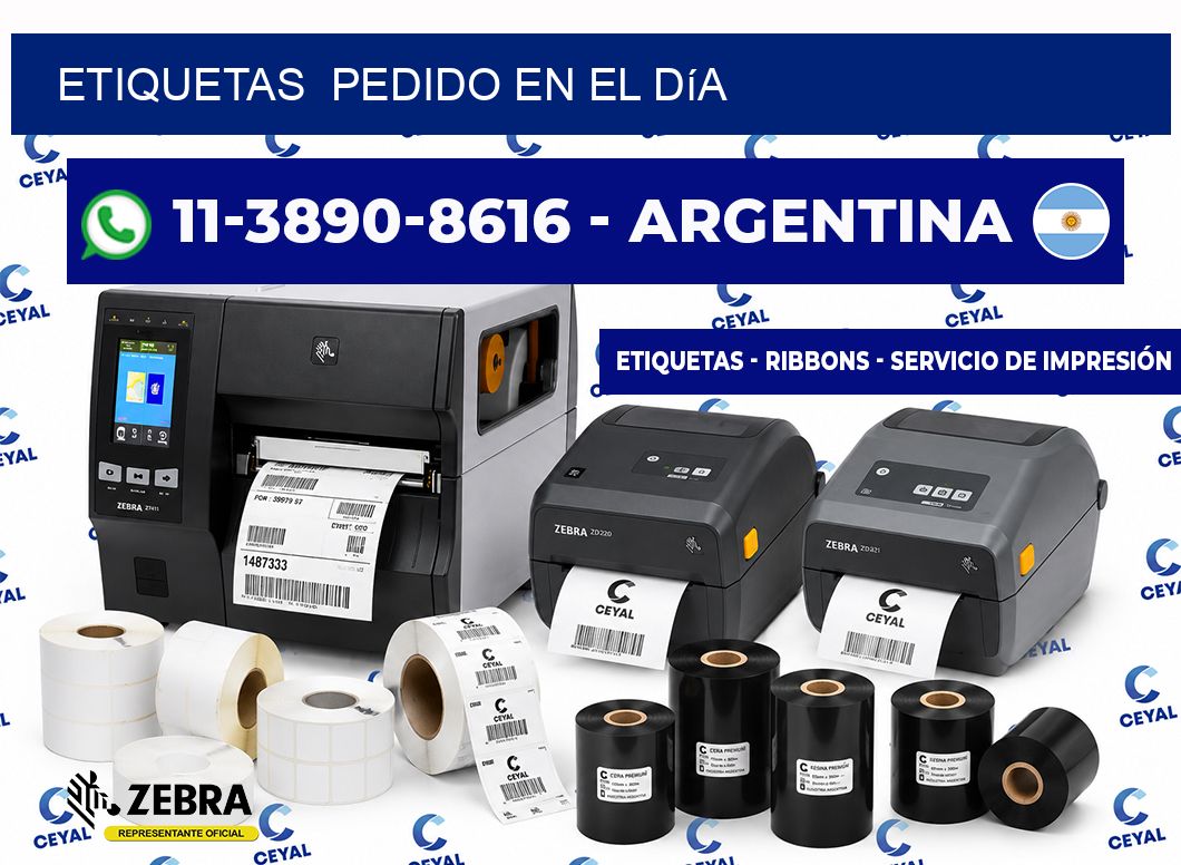 ETIQUETAS  Pedido en el día