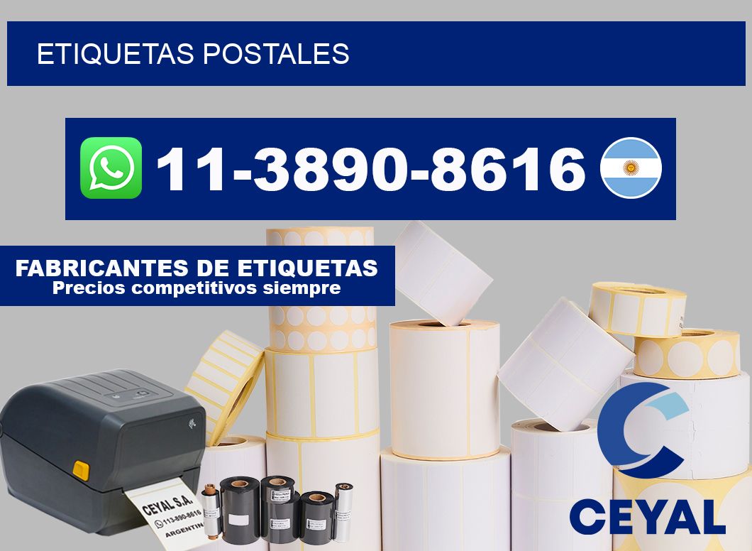 ETIQUETAS postales