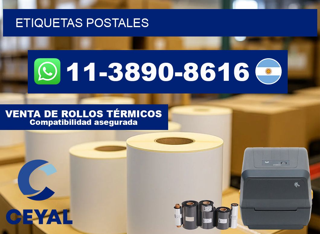 ETIQUETAS postales