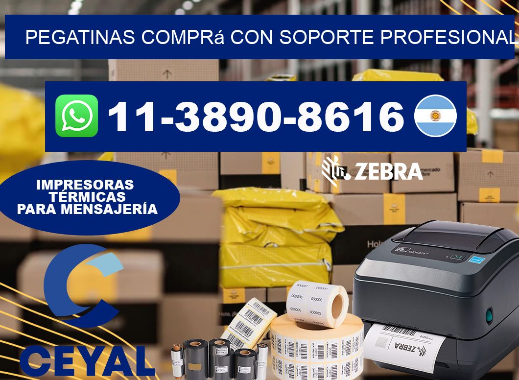 PEGATINAS Comprá con soporte profesional