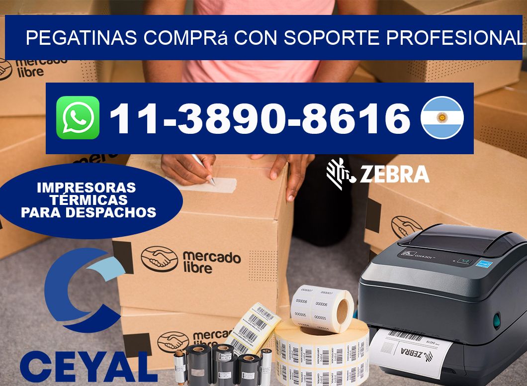 PEGATINAS Comprá con soporte profesional