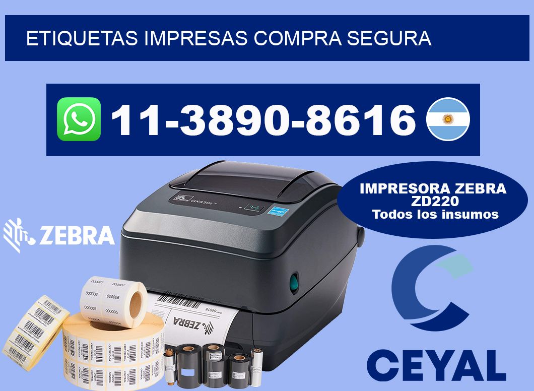 etiquetas impresas Compra segura