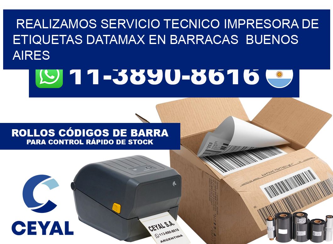 realizamos servicio tecnico Impresora de etiquetas Datamax en Barracas  Buenos Aires