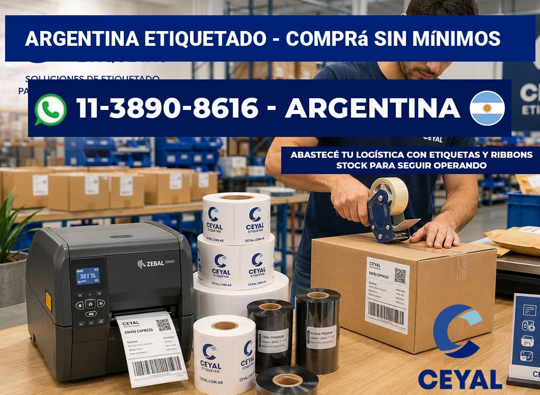 ARGENTINA ETIQUETADO - Comprá sin mínimos