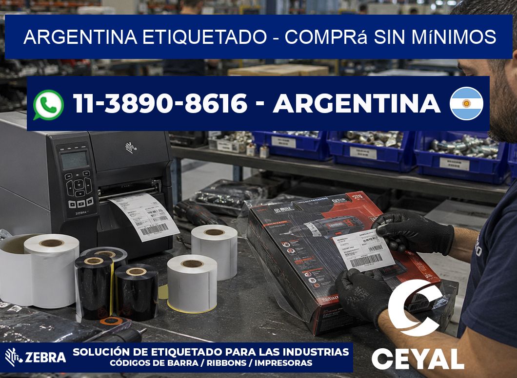 ARGENTINA ETIQUETADO - Comprá sin mínimos