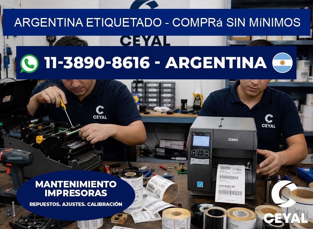 ARGENTINA ETIQUETADO - Comprá sin mínimos