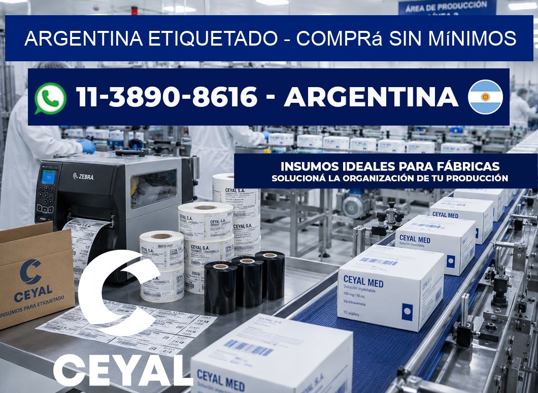 ARGENTINA ETIQUETADO – Comprá sin mínimos
