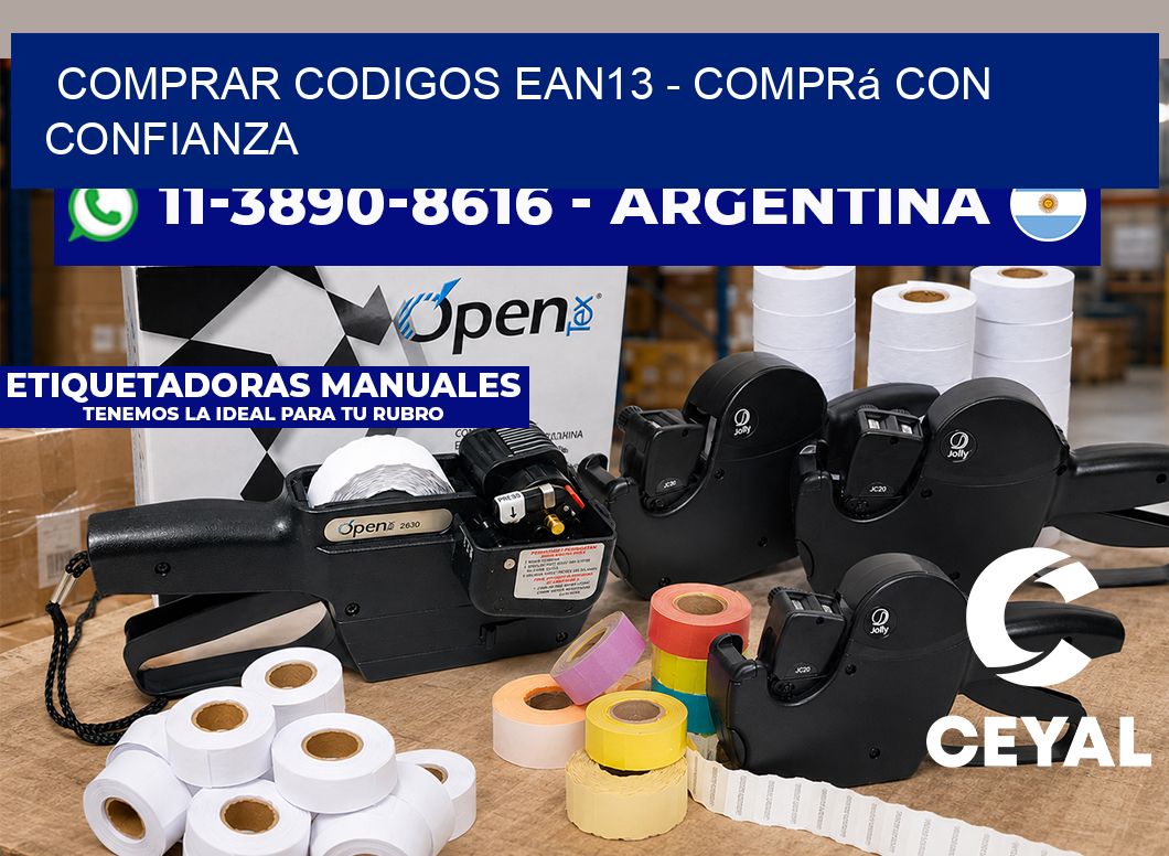 COMPRAR CODIGOS EAN13 - Comprá con confianza